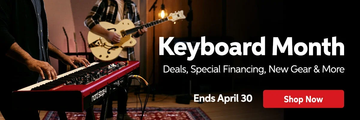 Keyboard Month - now through April 30.