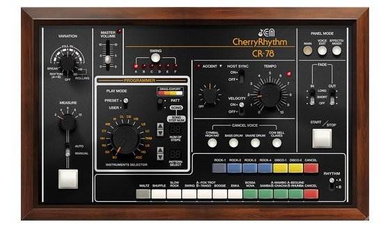 New from Cherry Audio CR-78 Drum Machine Software