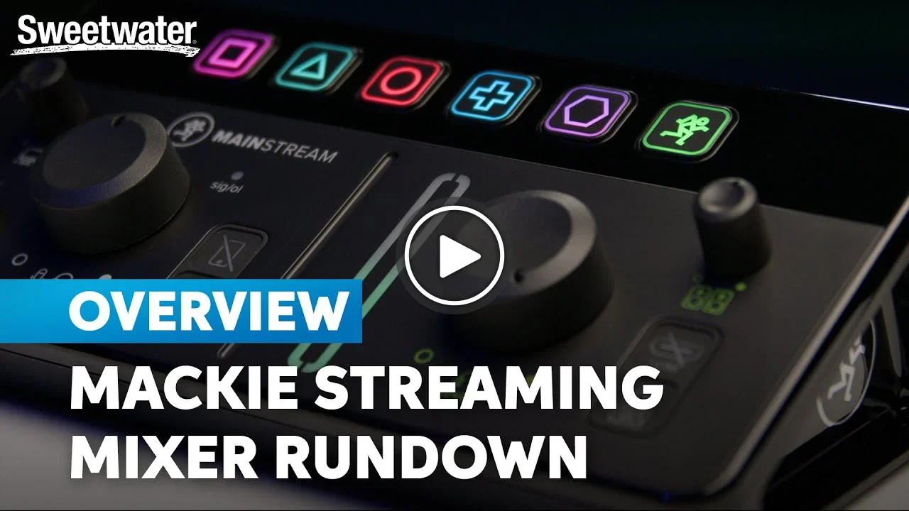 Video: Mackie MobileMix, ProFX6v3+ & MainStream: 3 Innovative Ways to Stream. Watch now.