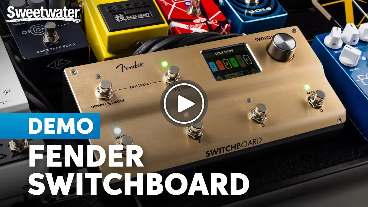 Video: Fender Switchboard: Seize Your Sound with Unmatched Modularity & Total Control. Watch now.