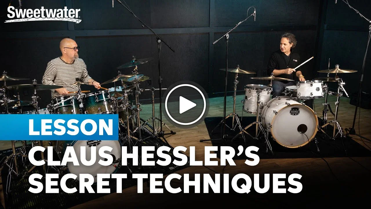 Video: Claus Hessler: Open-handed Drumming Secrets Revealed. Watch now.