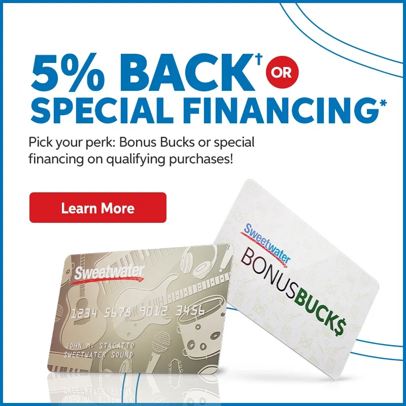5% back or special financing. Pick your perk: Bonus Bucks or special financing on qualifying purchases. Conditions apply. Learn more.
