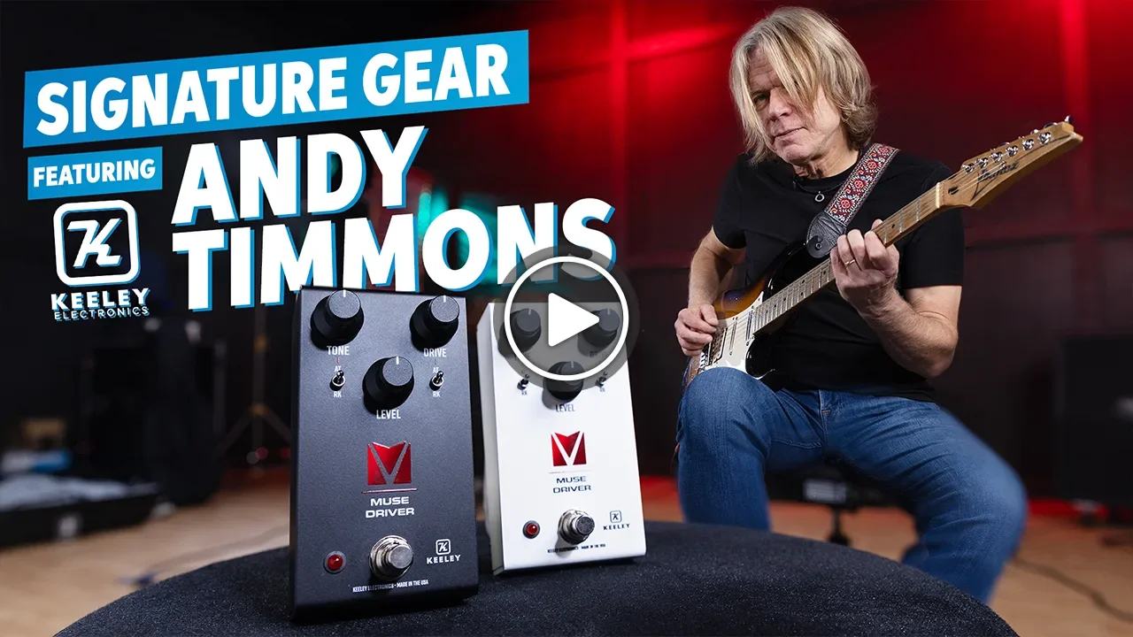 Video: Signature Gear: Andy Timmons Demos His Keeley Muse Driver Overdrive Pedal. Watch now.