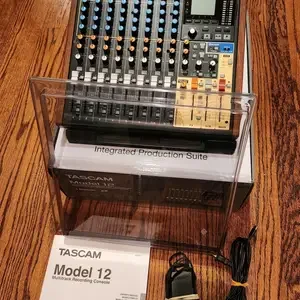 TASCAM Model 12 Multitrack Recorder / Mixer / USB Interface w/ decksaver & stand MINT!