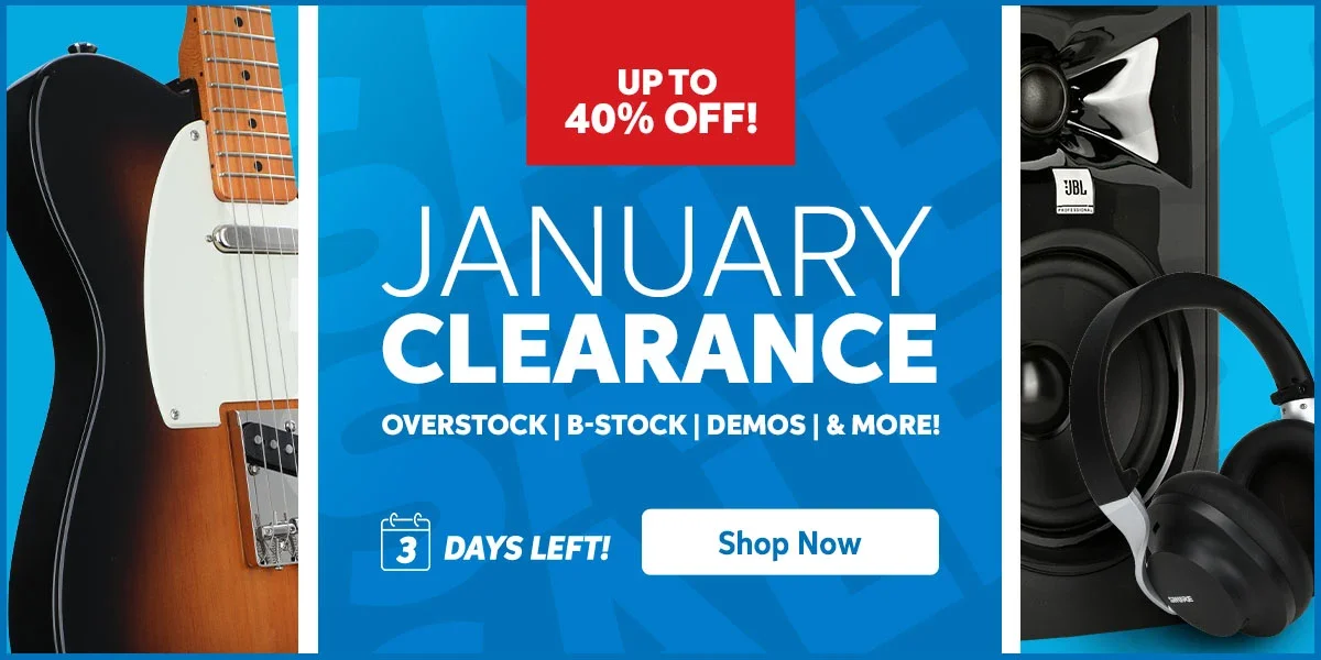 January Clearance: Up to 40% off! Overstock, B-stock, demos & more. 3 days left! Shop now.