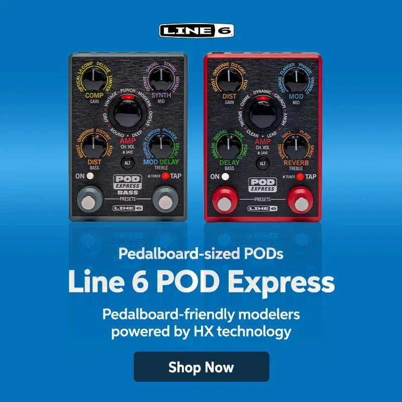 Pedalboard-sized PODs: Line 6 POD Express. Pedalboard-friendly modelers powered by HX technology. Shop now.