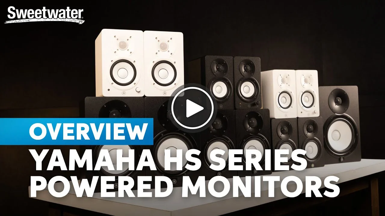 Video: Yamaha HS Monitors: True, Neutral Playback with Exacting Precision. Watch now.