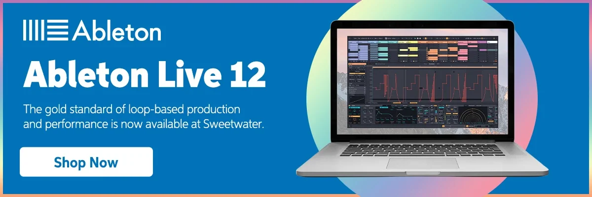 Ableton Live 12: The gold standard of loop-based production and performance is now available at Sweetwater. Shop now.