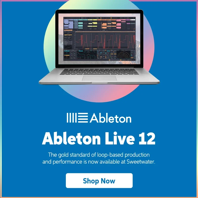 Ableton Live 12: The gold standard of loop-based production and performance is now available at Sweetwater. Shop now.