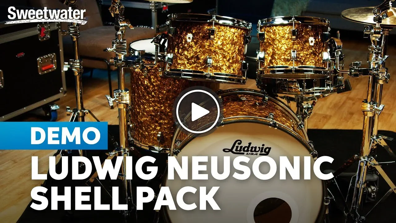 Video: Ludwig NeuSonic Shells: Time-tested Craftsmanship with Modern, Powerful Punch. Watch now.