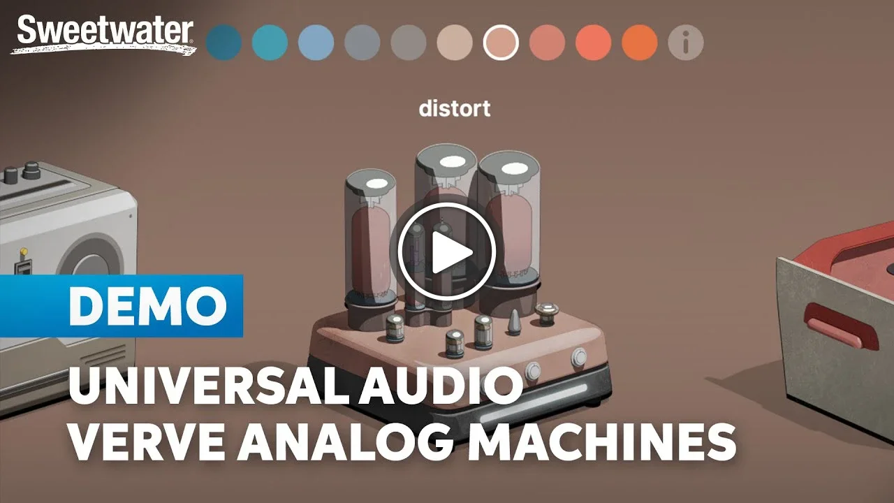 Video: Universal Audio Verve Analog Machines: Vintage Saturation & Unlimited Virtual Convenience. Watch now.