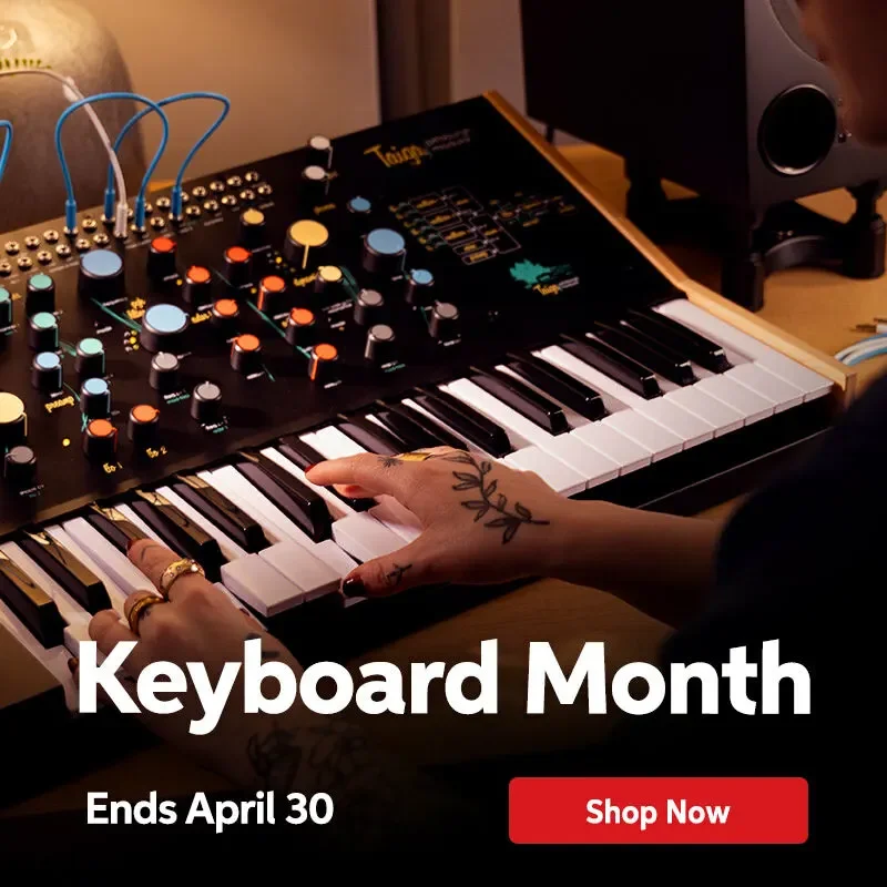 Keyboard Month - now through April 30.