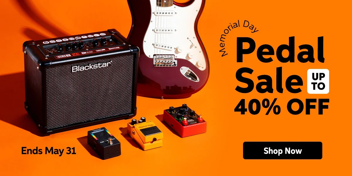 Memorial Day Pedal Sale: Up to 40% off! Ends May 31. Shop now.