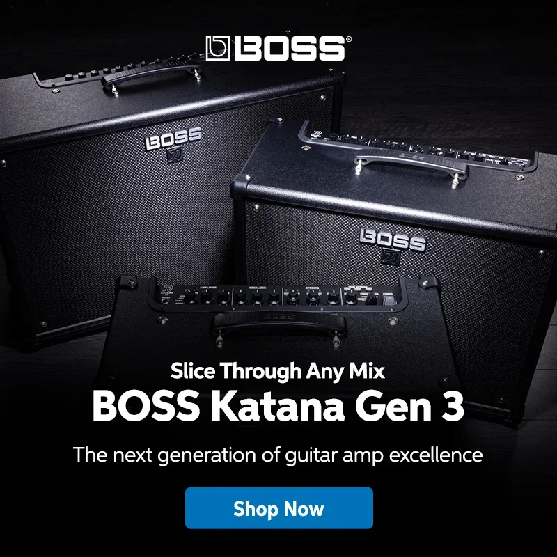 BOSS Katana Gen 3: Slice through any mix. The next generation of guitar amp excellence. Shop now.