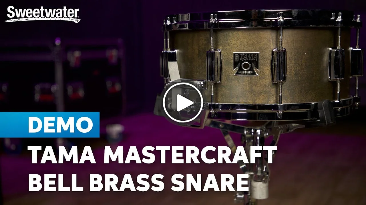 Video: TAMA 50th-anniversary Mastercraft Bell Brass Snare Reissue: The Terminator Is Back! Watch now.