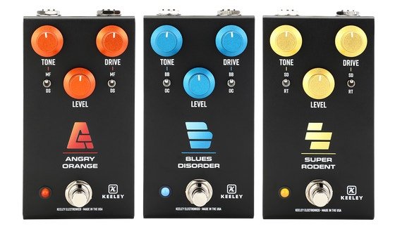 New from Keeley 4-in-1 Series Hybrid Guitar Effects Pedals