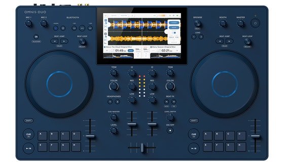 New from AlphaTheta Omnis-Duo 2-deck Portable DJ System