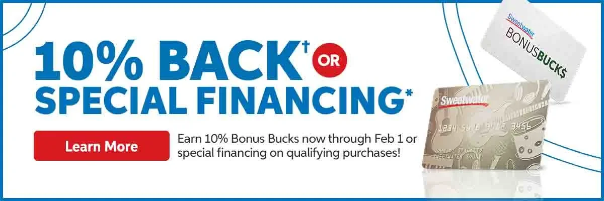 10% Back or Special Financing. Earn 10% Bonus Bucks now through February 1 or special financing on qualifying purchases! Learn More.