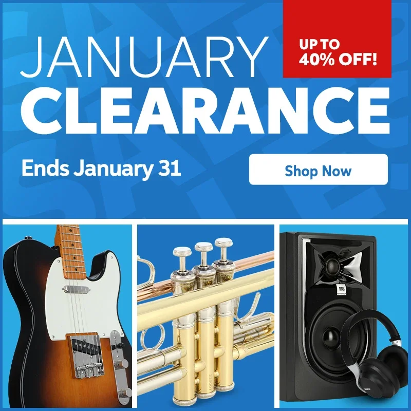 January Clearance: Up to 40% off! Overstock, B-stock, demos & more! Ends January 31. Shop now.