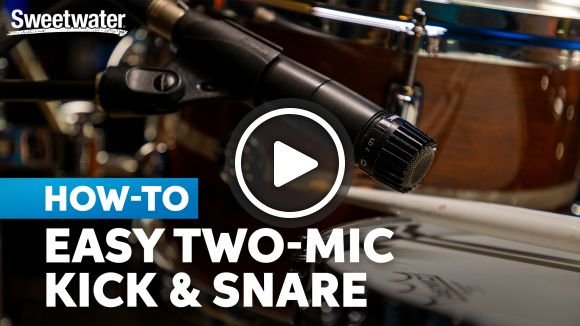 How to Use Two Mics on One Drum for Astounding Results: Kick & Snare Edition