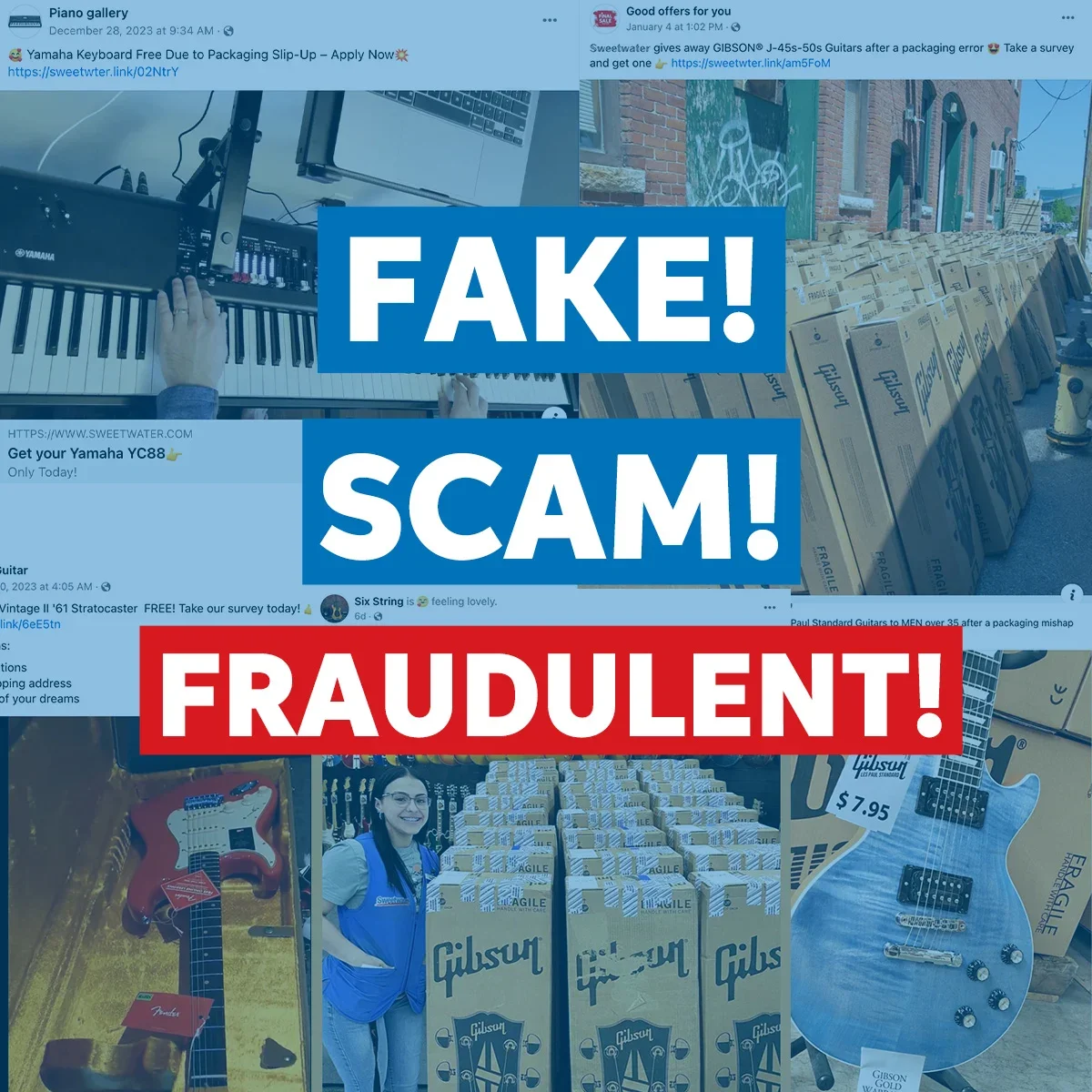 Fake. Scam. Fraudulent! 