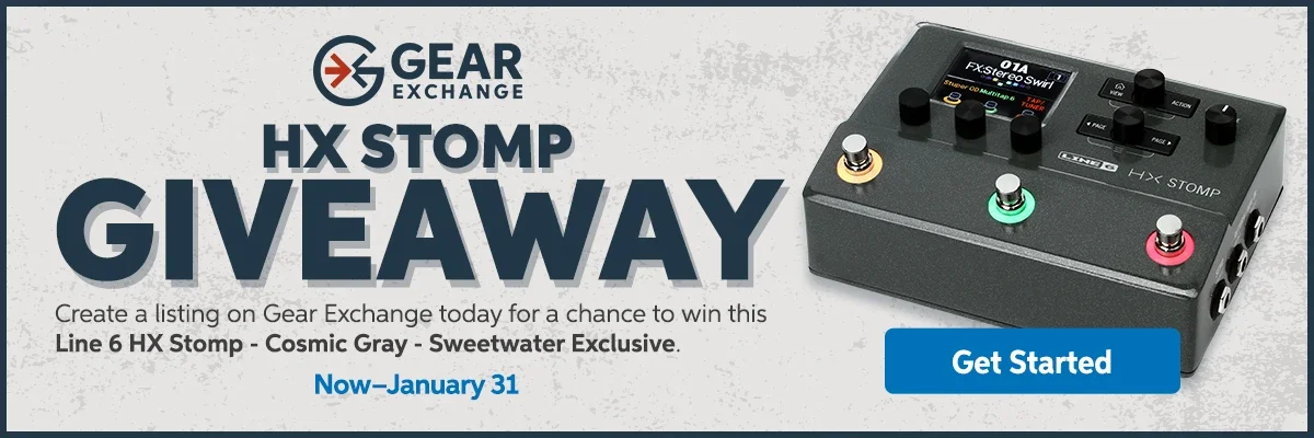 Gear Exchange Giveaway - Create a listing for a chance to win a HX Stomp..