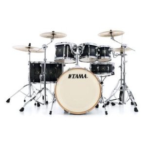 Tama Superstar Classic CL72S 7-piece Shell Pack with Snare Drum - Dark Indigo Lacebark Pine - Sweetwater Exclusive