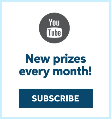 New prizes every month on YouTube!