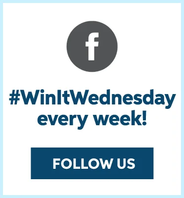 #WinItWednesday every week on Facebook!