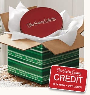 Swiss Colony Gift Box and Credit Card