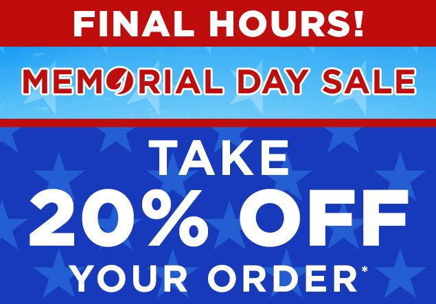 20% Off your order