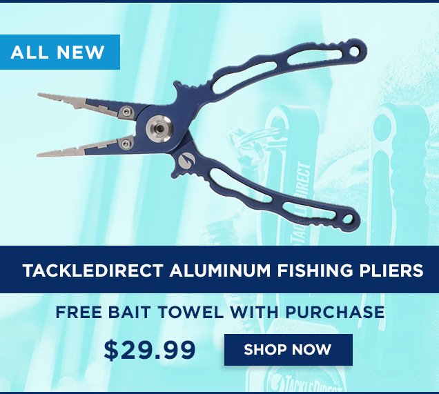 TackleDirect Aluminum Fishing Pliers