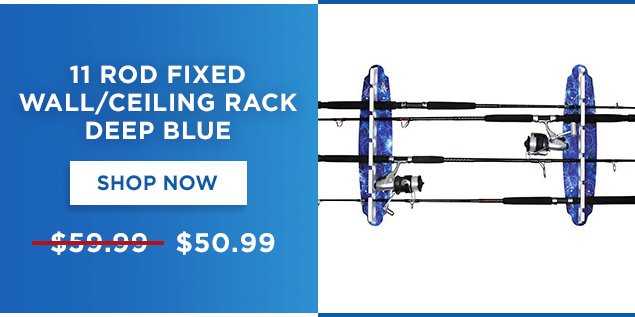 11 Rod Fixed Wall/Ceiling Rack