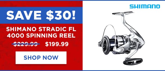 Save \\$30 on Shimano Stradic FL 4000 Spinning Reel