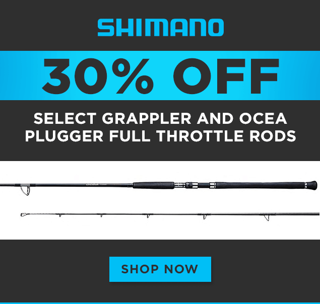 30% Select Shimano Rods