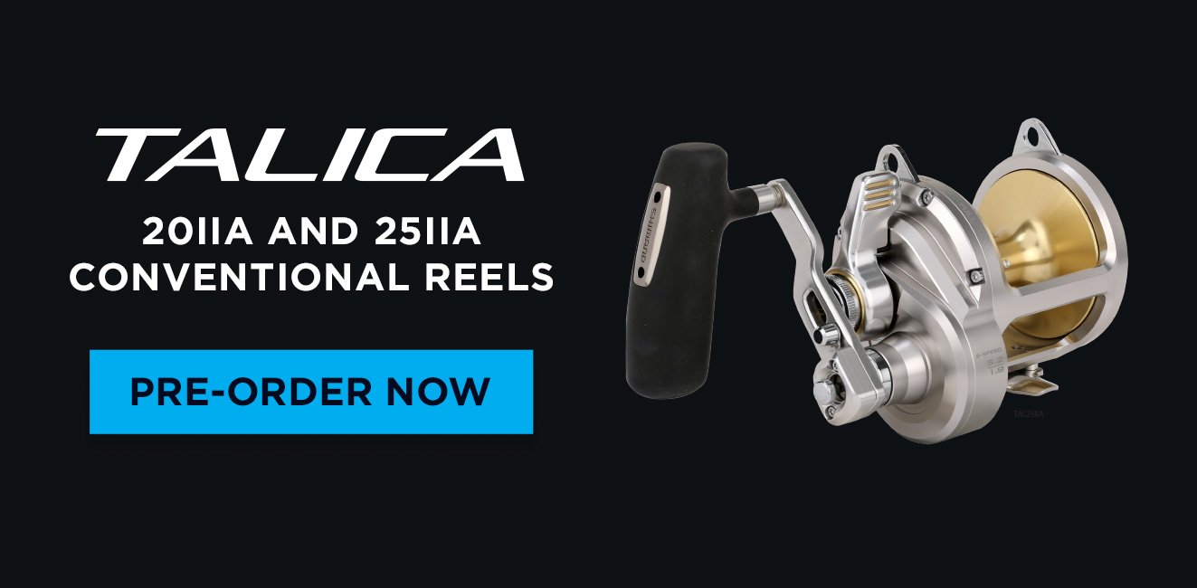 Shimano Talica 20IIA and 25IIA Conventional Reels