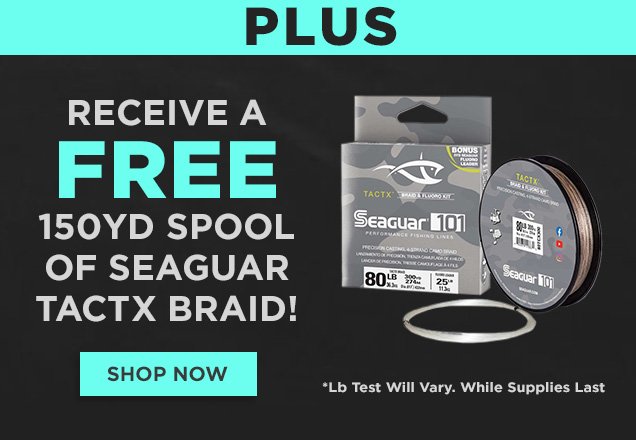 receive a free 150yd spool with select purchase