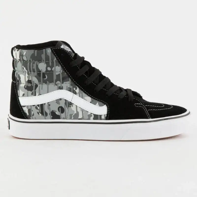 Image of Vans Comfycush Sk8-Hi Reflective Rain Camo Blk