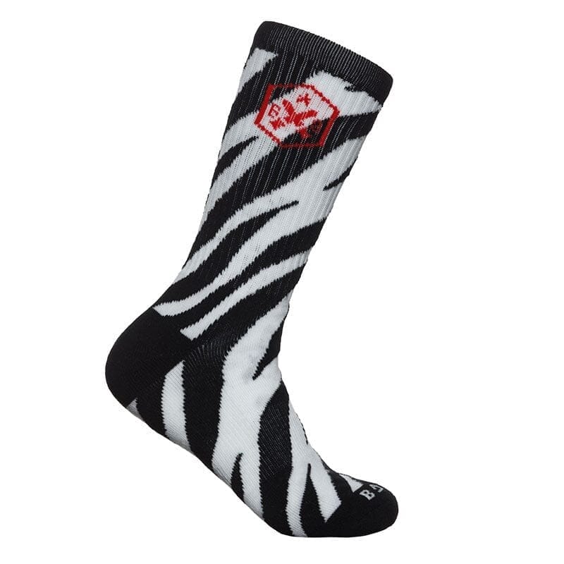 Image of Battle Briefs Socks Zebra