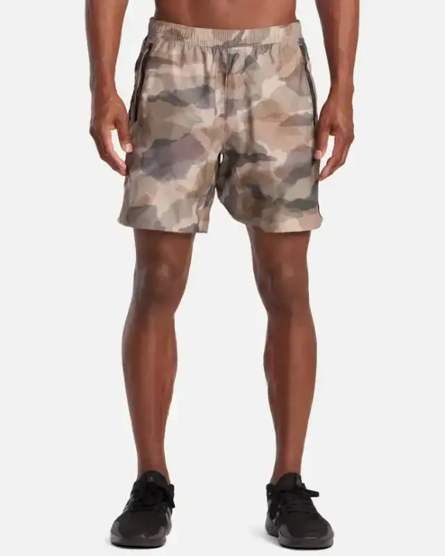 Image of RVCA Yogger Control 17" Training Shorts Watercolor Camo