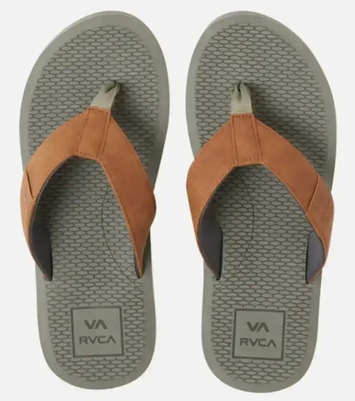 Image of RVCA Sandbar Flip Flops Aloe