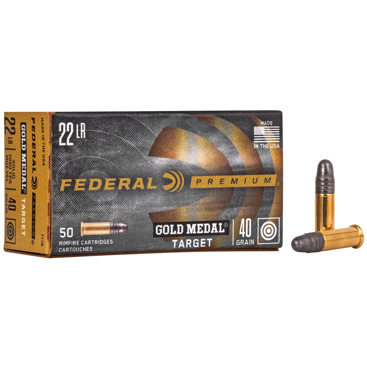 Image of Fed Gold Mdl 22lr 40gr Tgt 50/5000