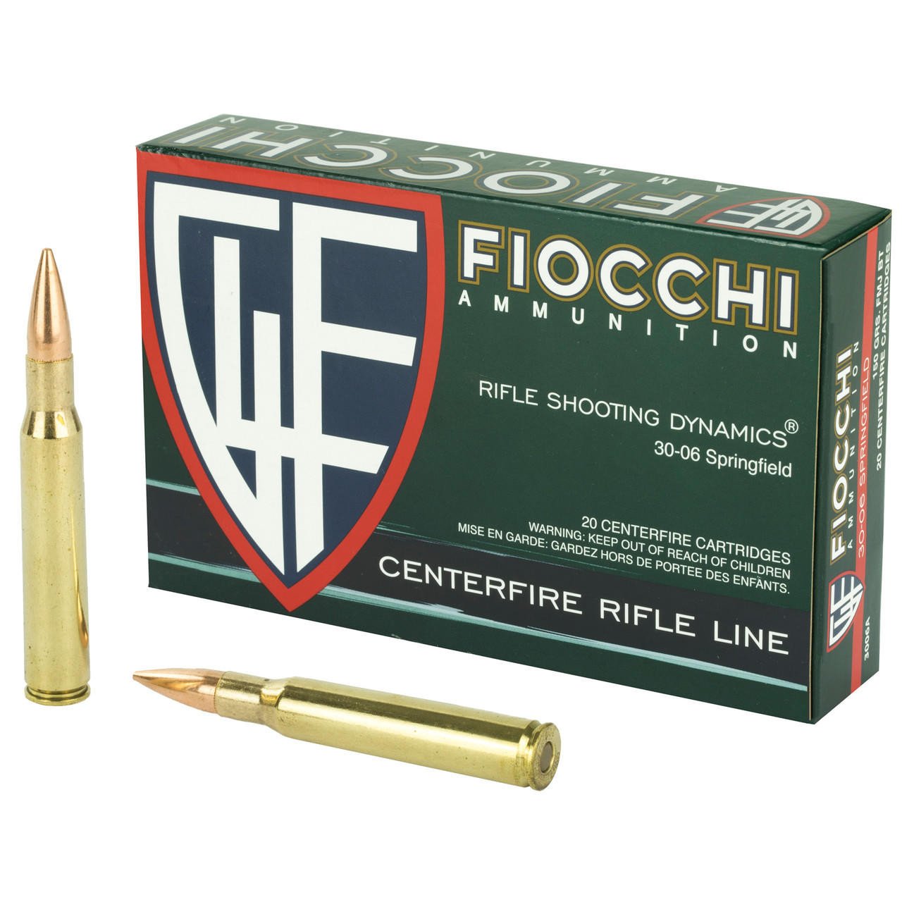 Image of Fiocchi 30-06 150gr Fmjbt 20/200