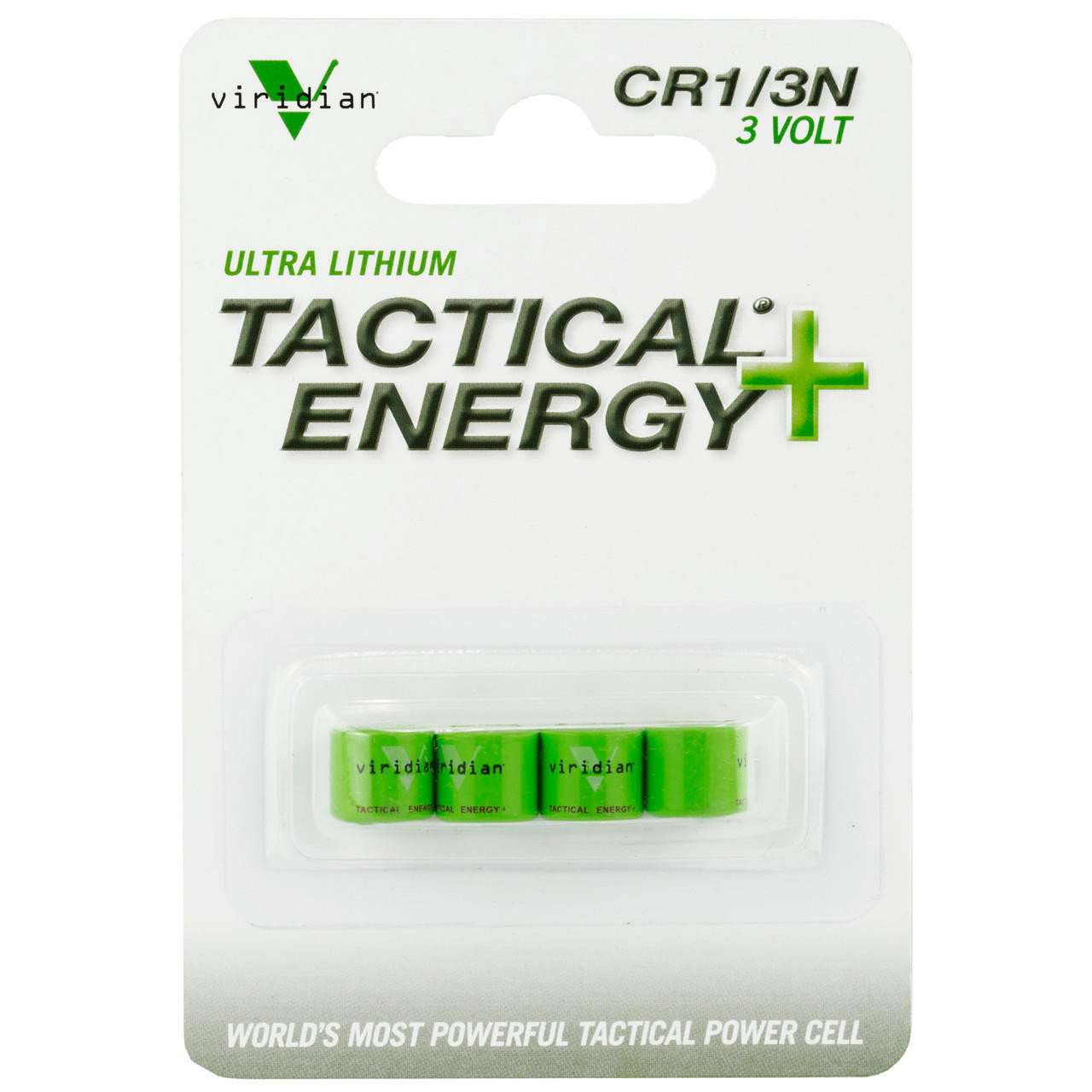 Image of Viridian 1/3n Lithium Battery 4pk