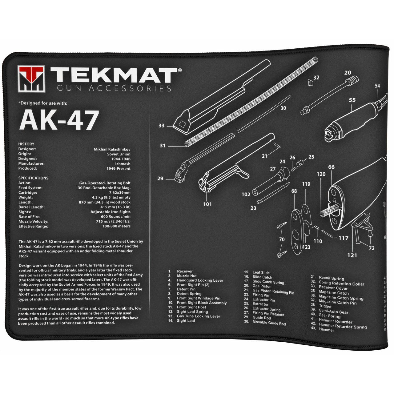 Image of Tekmat Ultra Rifle Mat Ak47 Blk