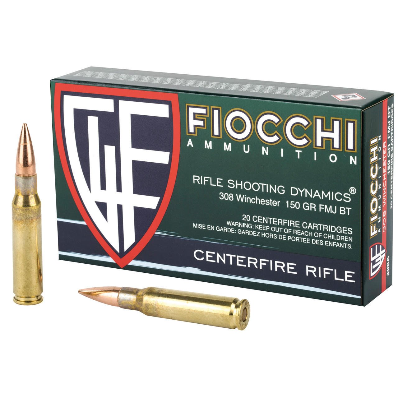 Image of Fiocchi 308win 150gr Fmjbt 20/200