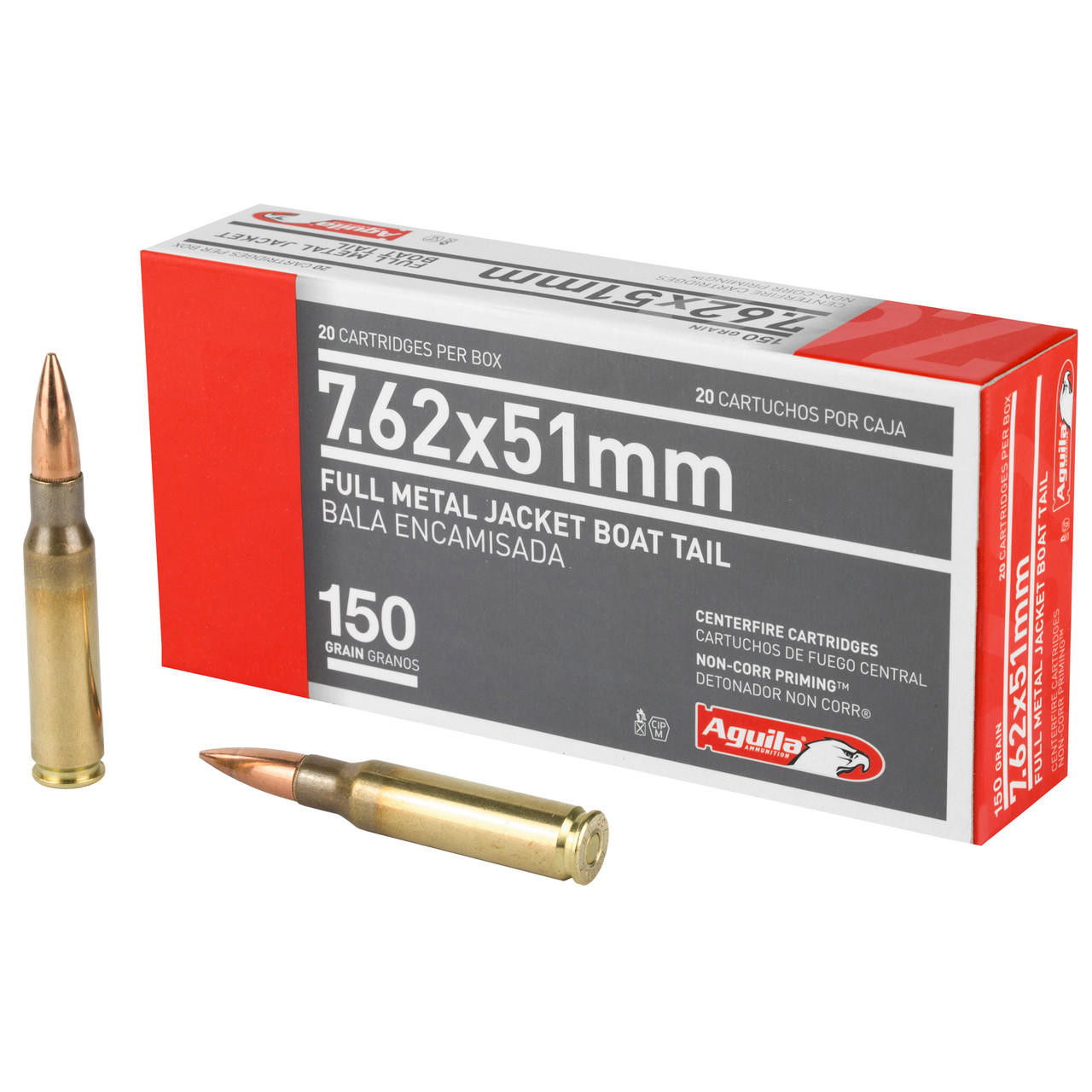 Image of Aguila 762nato 150gr Fmjbt 20/500