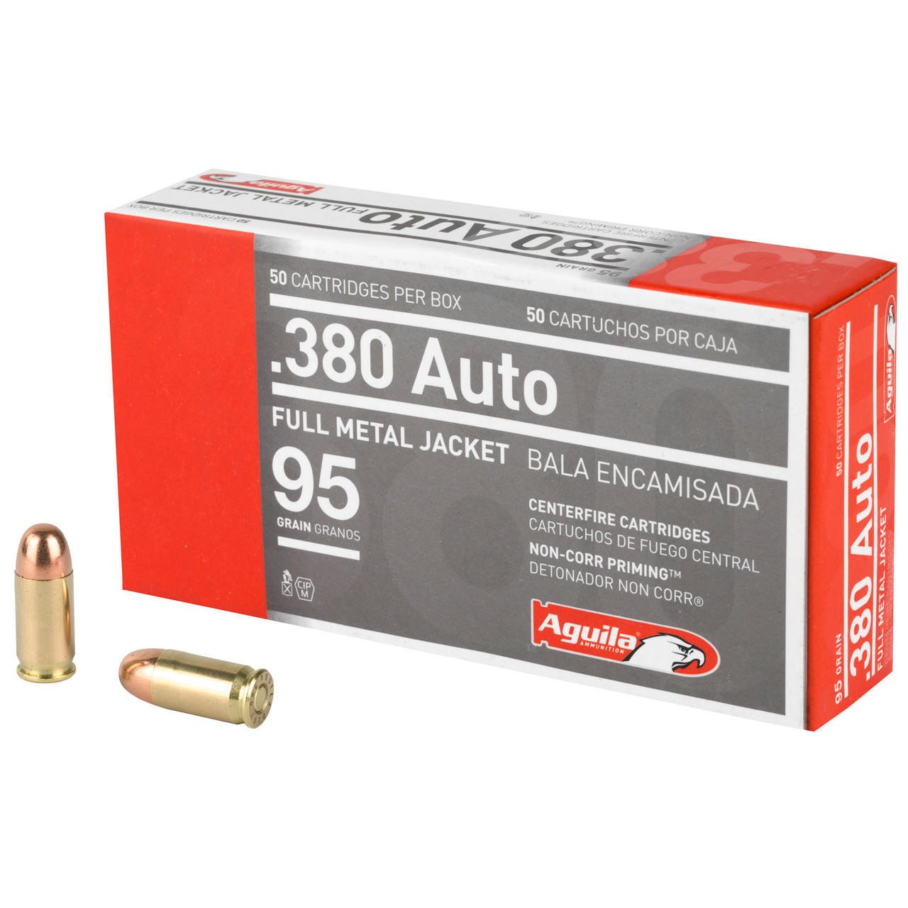 Image of Aguila 380acp 95gr Fmj 50/1000