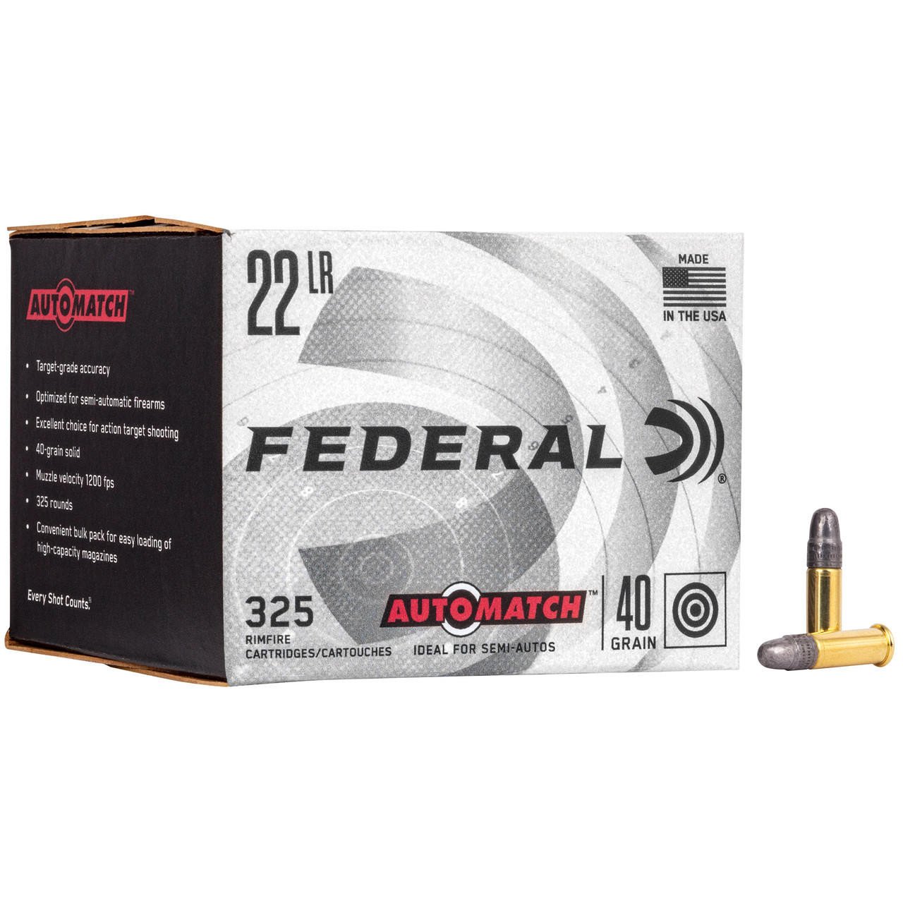 Image of Fed Auto Mtch 22lr 40gr Sld 325/3250