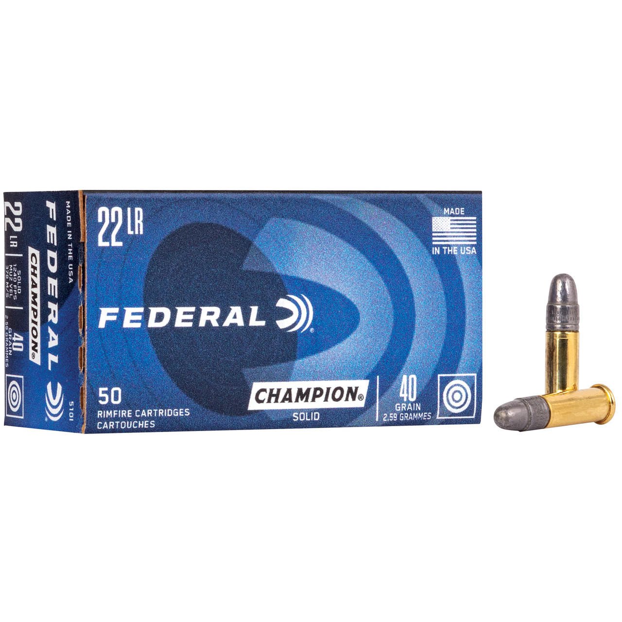 Image of Fed Lightning 22lr 40gr Sld 50/5000